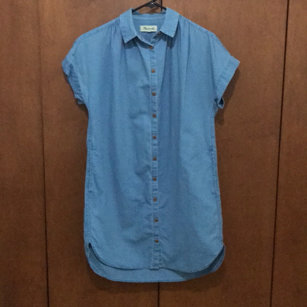 Madewell Indigo Central Shirtdress